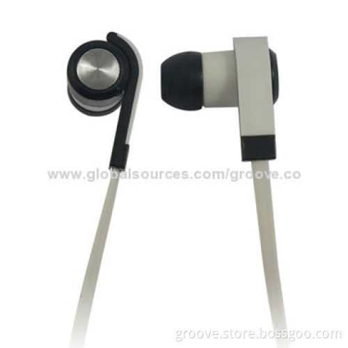 Wholesale Custom Rubber In-ear Earphones with 32Ω Impedance, 110cm ±3% Cable Length